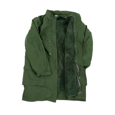Swedish OD Fleece Lined Cold Weather Parka - XX-Large | Issued, , large